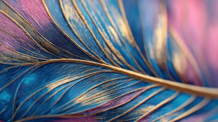 Feather detail closeup