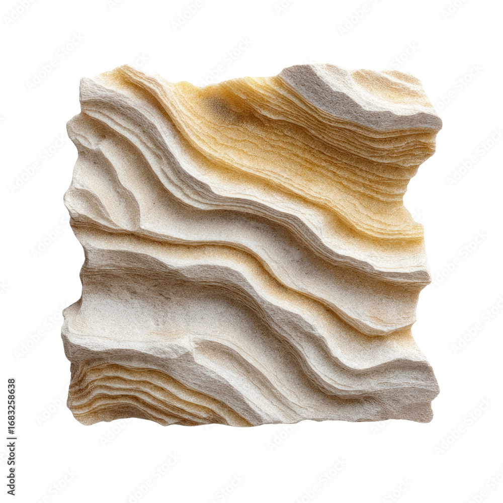 Poster natural textured stone background with wavy patterns and soft earth tones for creative projects and 