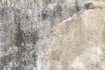 Close-up of a weathered and textured concrete wall surface