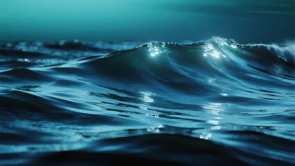 Fototapeta premium Dark Ocean Waves