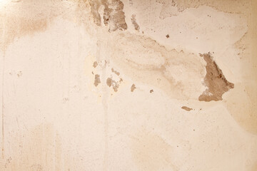 Water Damage and Stains on a Wall
