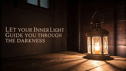 Let Your Inner Light Guide You Through The Darkness Inspirational Quote.