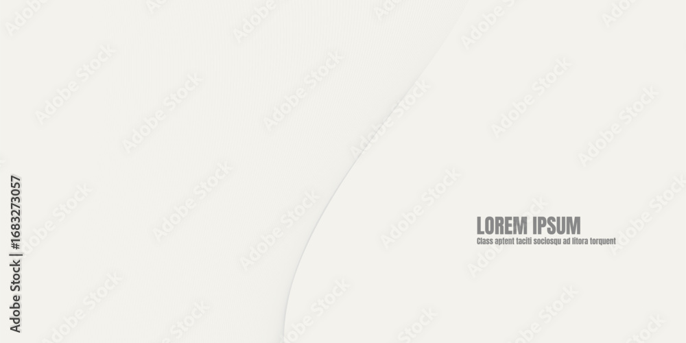 Canvas Prints elegant, minimalist abstract background with subtle wavy lines and a gentle curve on a light, neutra