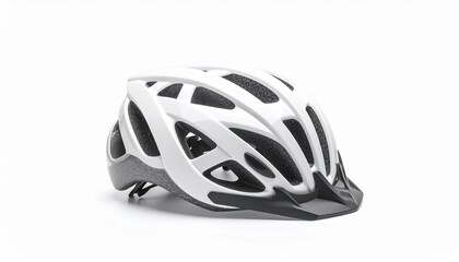 Fototapeta premium bike helmet isolated on white