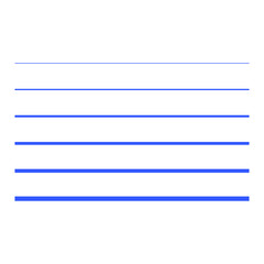 blue straight lines, lines in different thickness