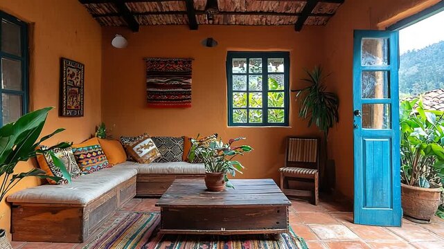  casa huilense traditional colombian house interior video