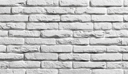Fototapeta premium White brick wall texture