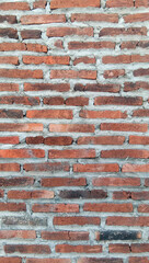 old red brick wall potrait background