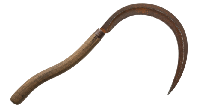 Isolated Antique Sickle