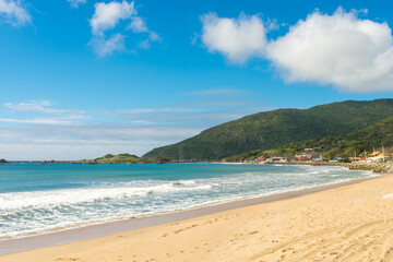 A view of Armação beach - Florianopolis island, Brazil