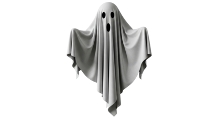 Isolated Spooky Ghost
