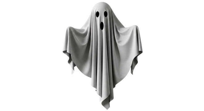 Isolated Spooky Ghost