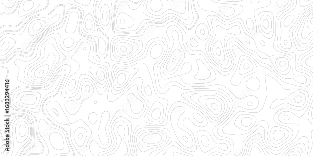 Poster abstract contour lines – elevation map design.