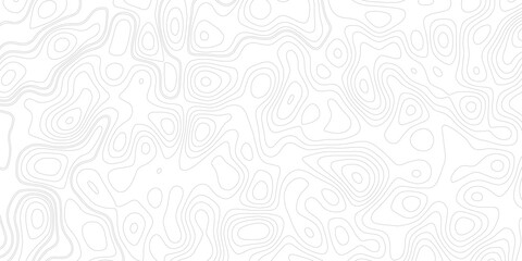 Abstract Contour Lines – Elevation Map Design. 