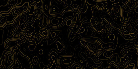 Abstract Contour Lines – Elevation Map Design. 