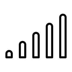 Network Signal Vector Line Icon Design