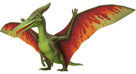 Obraz premium Isolated pterodactylus, dinosaur