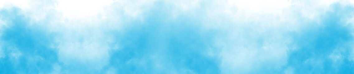 Vector realistic smoke cloud or light blue fog, Abstract gas on transparent background