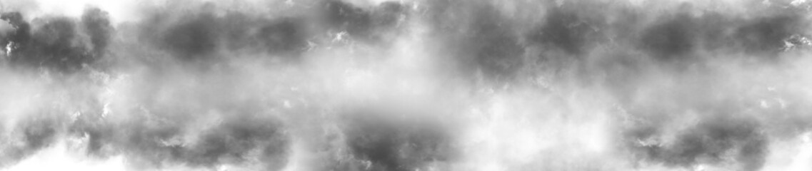 Vector realistic smoke cloud or gray fog, Abstract gas on transparent background