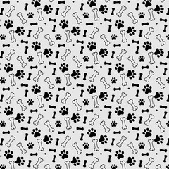 black and white seamless pattern