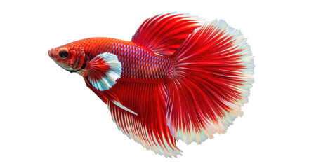 Isolated Betta Fish