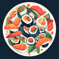 Delicious Sushi Design Very Cool