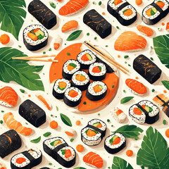 Delicious Sushi Design Very Cool