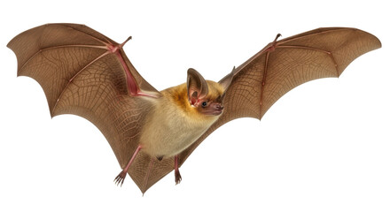 Obraz premium Isolated Brown Bat Flying