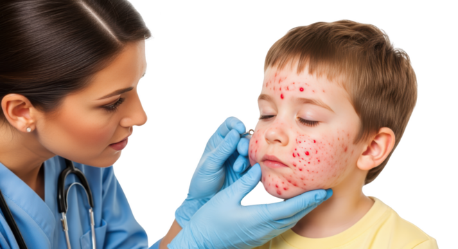 Skin Childs skin Condition Doctor rash Treating child doctor Condition. chickenpox