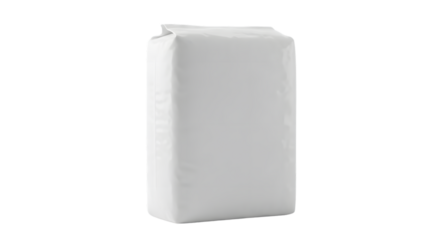 Plain diaper, isolated on a transparent background