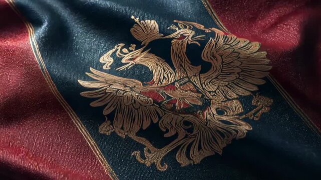 Detailed historical flag design