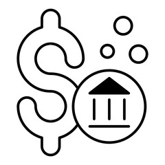 dollar sign icon dualtone