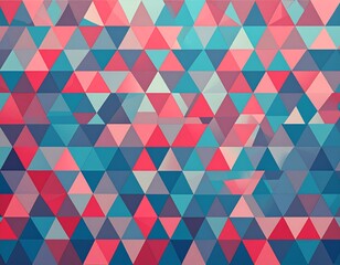 Abstract geometric pattern of triangles