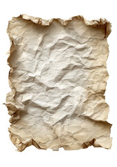 Aged, crumpled sheet of paper (1)