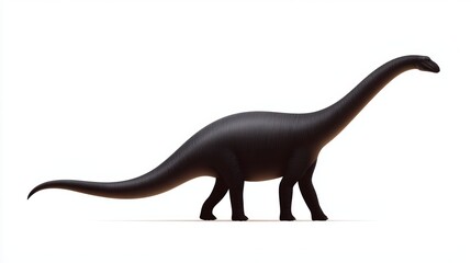 Fototapeta premium Brontosaurus Dinosaur Illustration - Prehistoric Creature