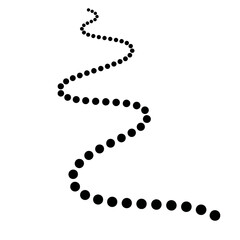 vector illustration of a spiral staircase