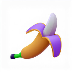 3d vector illustration of a banana