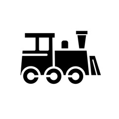 Loco Toy Vector Icon, Solid Style