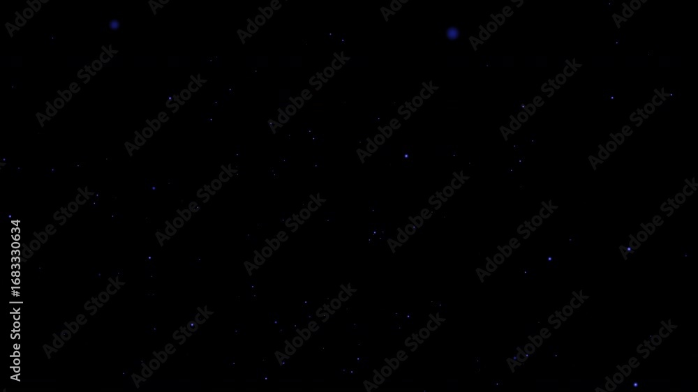Poster deep space galaxy animation - sparkling stars and cosmic dust exploring the vast universe