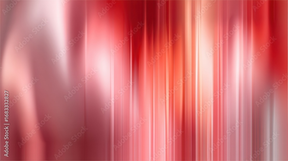 Poster modern gradient art featuring fiery red blending into soft pink hues, creating vibrant and dynamic v
