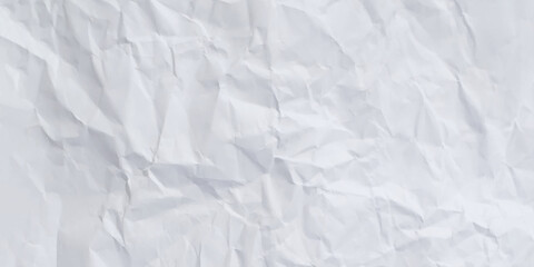 Wrinkled White Paper Surface – High Resolution. White Paper with Folds and Wrinkles – Texture Overlay