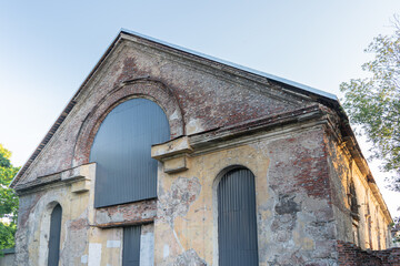 Vyborg Cathedral of Dominican Monastery ruins. 15th century. Monastery of the Black Brothers