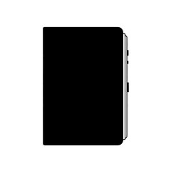 Fototapeta premium Black rectangular speaker with side panel details.