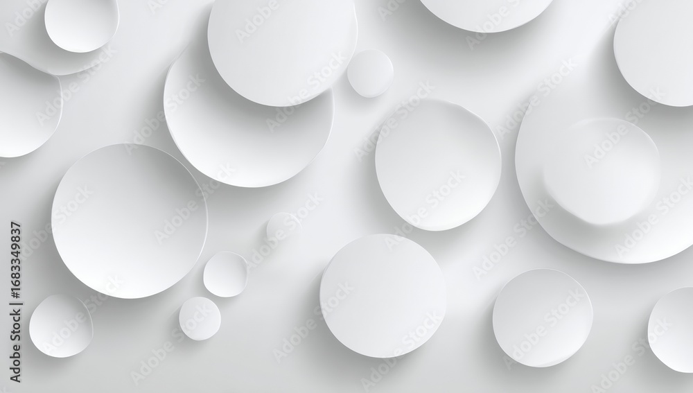 Poster abstract background of layered circles