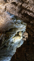Demanovska Cave Of Liberty In Low Tatras Slovakia With Stalactites Stalagmites And Underground Waterfall Lake Most Visited Cave In Slovakia Natural Limestone Formations
