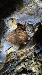Demanovska Cave Of Liberty In Low Tatras Slovakia With Stalactites Stalagmites And Underground...