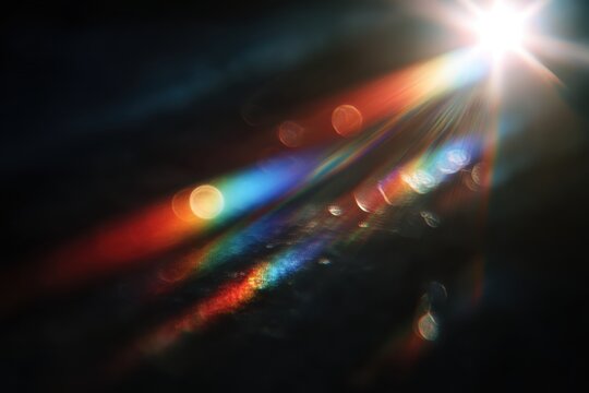 light leak overlay effect with blur orange light leaks and bokeh, retro grain noisy film distressed texture light leak flare on black background, retro film overlay