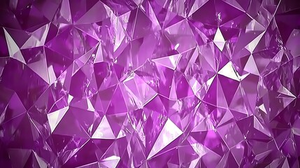 Purple abstract geometry with layered depth and glowing edges, 4K smooth finish