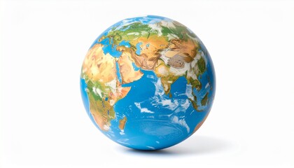 Fototapeta premium globe on white background