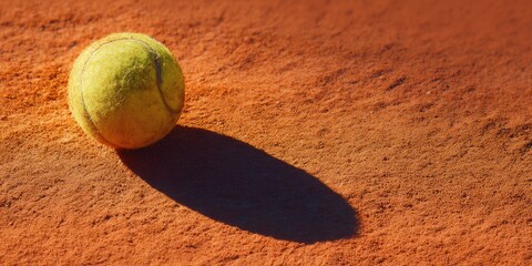 tennis ball on court